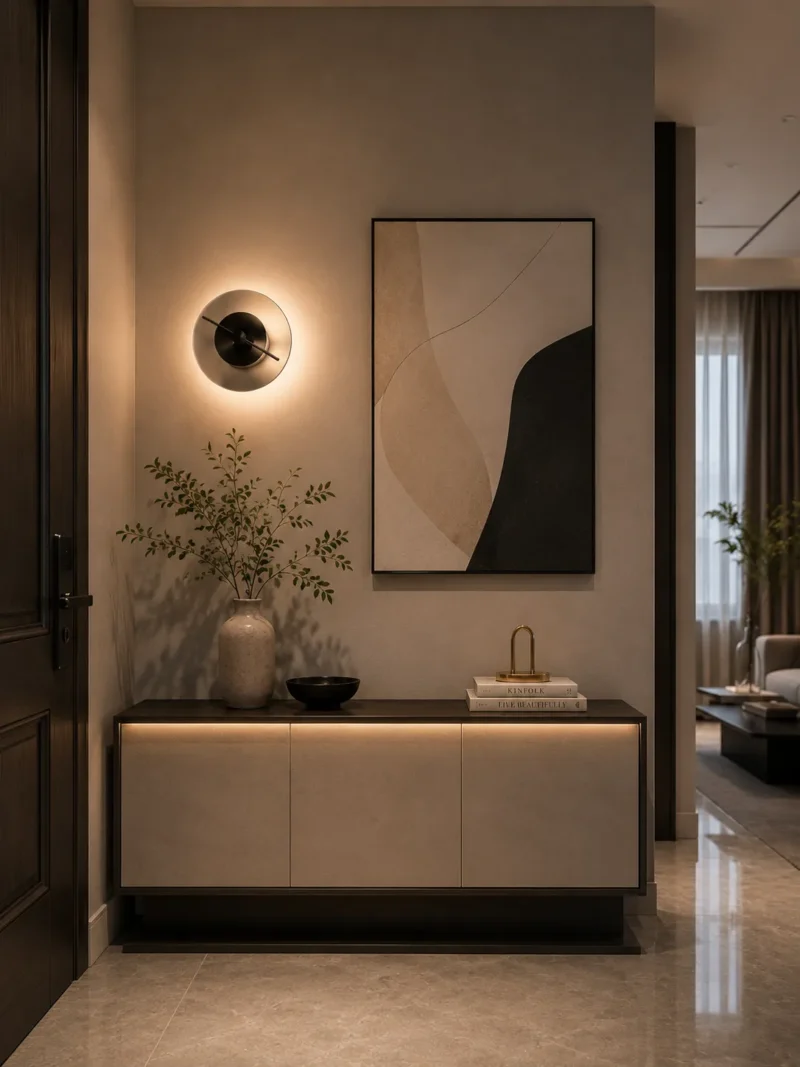 Modern Glass Wall Lamp | Delumina LED Wall Sconce Bedroom & Hotel Lighting - Image 4
