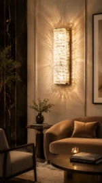 Modern Crystal Wall Light | Luxury K9 LED Wall Sconce Bedroom & Hotel Lighting - Image 4