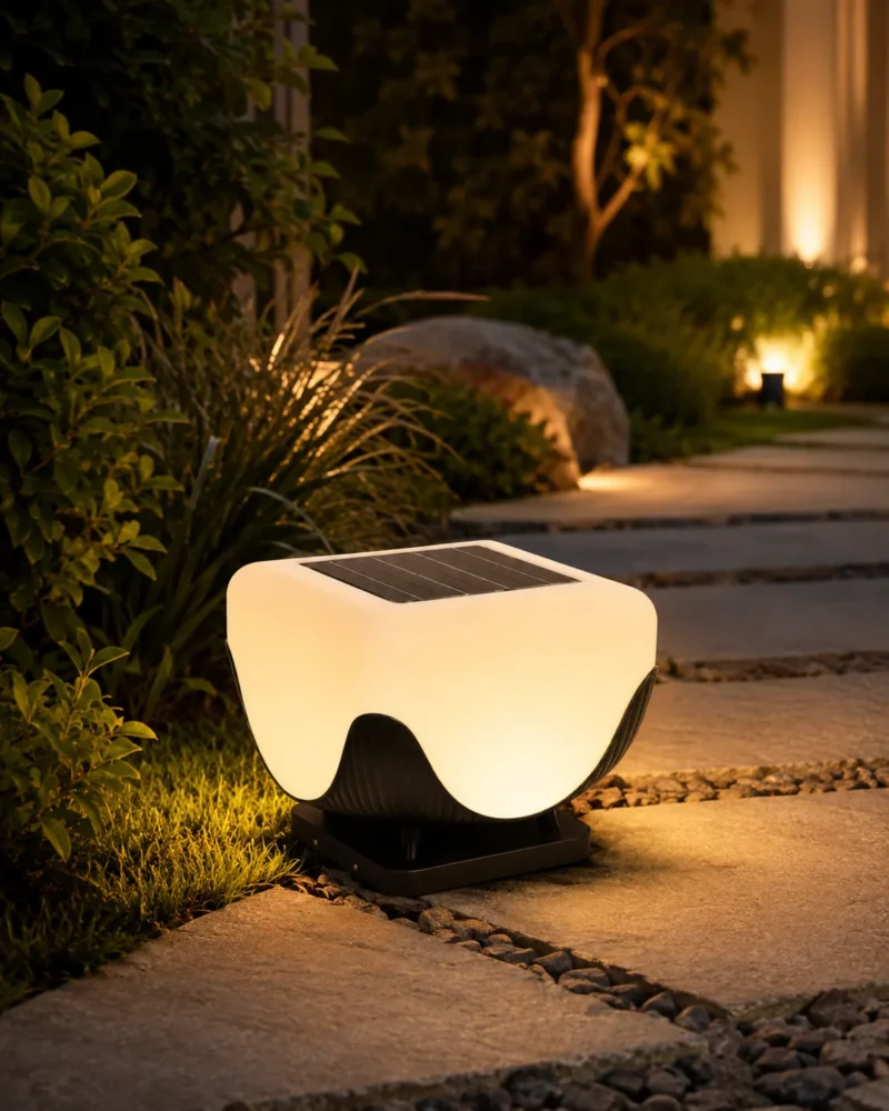 Solarca Cube Solar Outdoor Light for Garden and Patio Landscape Lighting - Image 2