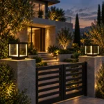 Modern Outdoor LED Pillar Light | Minimalist Garden Post Lamp - Image 4