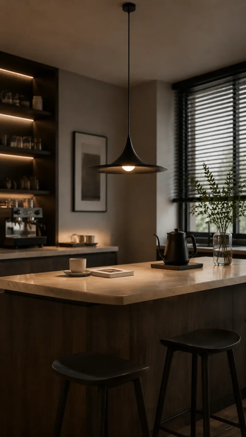 Modern Disc Pendant Light | Minimalist LED Pendant Lighting Fixture for Interiors - Image 5