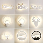Nordic Creative Wall Light Set – Illuminate Your Home with Warmth and Art