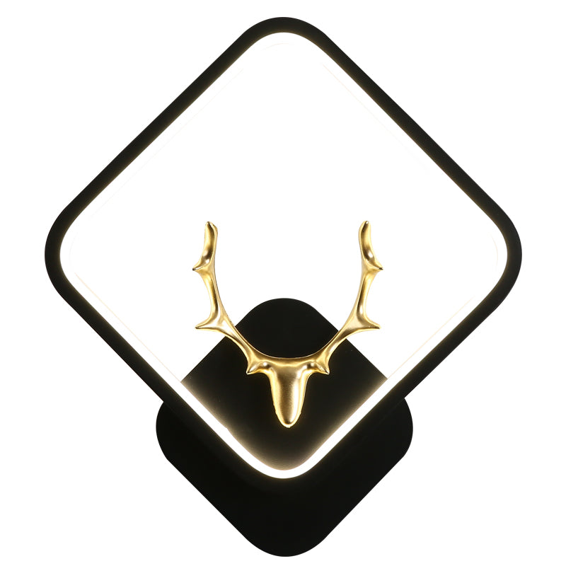 1_86759a1f-5d97-46ae-b6ed-31cd6659a149-1.jpg Minimalist Square Antler Wall Light, 12W, Three-Color Adjustable - Image 1