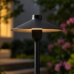 Shadowcap Modern Black Aluminum Outdoor Path Light - Image 3