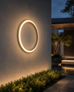 Moon Ring LED Outdoor Wall Light 7W Modern Minimalist Wall Lamp - Image 3