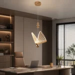 Butterfly Acrylic Pendant Light | Modern Decorative LED Ceiling Light - Image 3