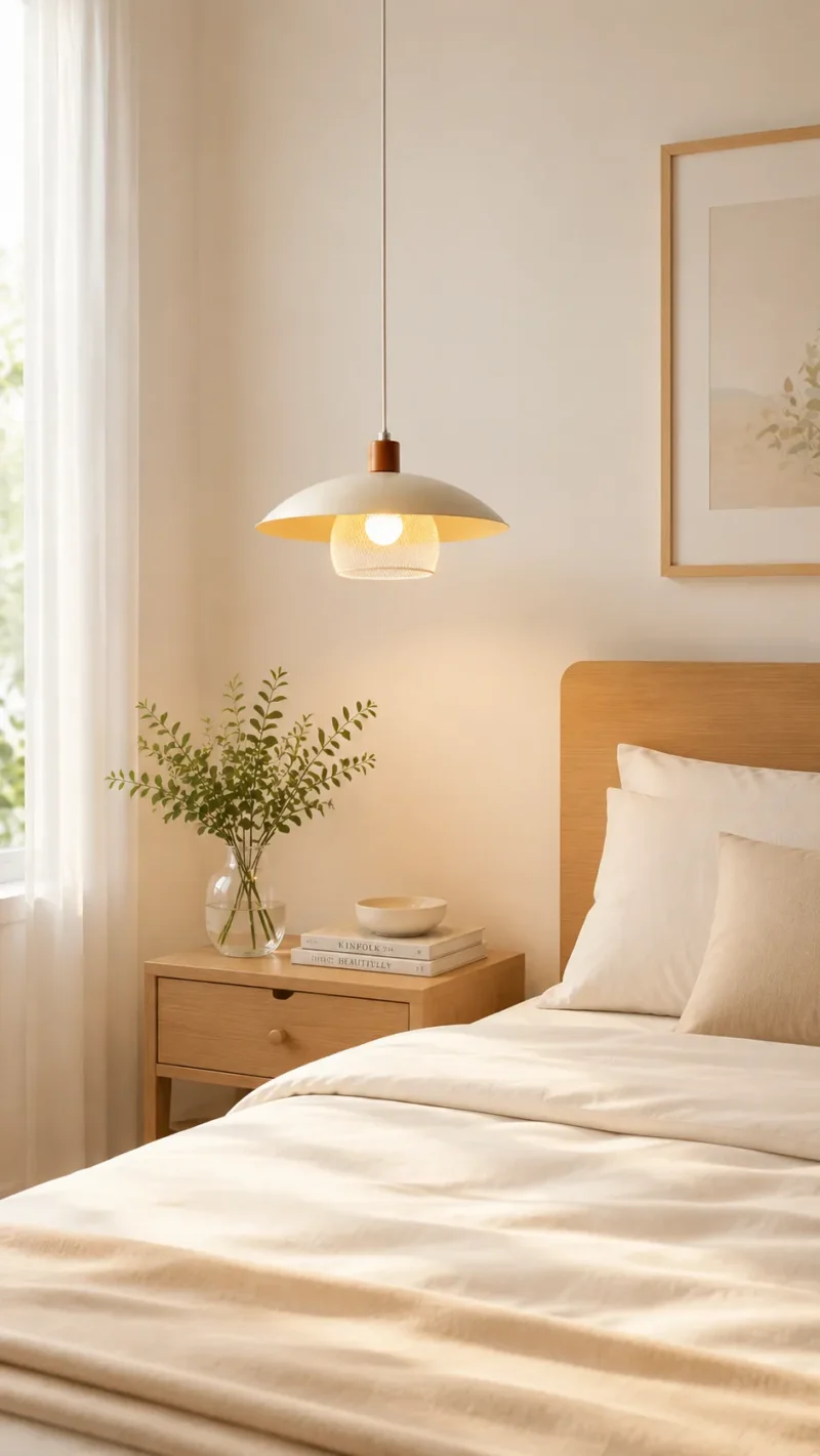 Art Mesh Glow Pendant Light – Nordic Modern LED Minimalist Pendant Lighting - Image 4
