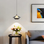 Modern creative UFO-shaped pendant light featuring a lens light source at the bottom-981 - Image 2