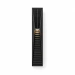 Obsidian Black Solar Outdoor Wall Light for Garden and Villa Exterior Lighting