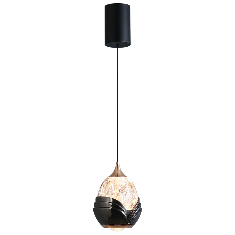3034a1133efe01daba919094b70c6310_5dd207c1-dba5-4827-b4ba-2e2e38697910-1.jpg Modern creative mountain-shaped pendant light featuring a lens light source at the bottom-958 - Image 1