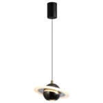 Modern Style Creative Planet Pendant Light with Ambient Lens Light at the Bottom-1041