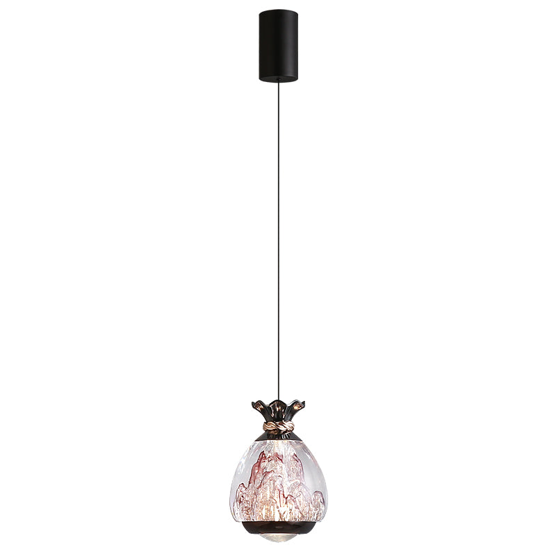 3034a1133efe01daba919094b70c6310_71df91e6-1e6f-496f-a599-eb3956f2093d-1.jpg Modern style, creative fishtail pendant light with an ambient lens light source at the bottom-1023 - Image 1