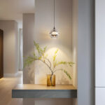 Modern creative Danish planet-shaped pendant light featuring a lens light source at the bottom-964 - Image 3