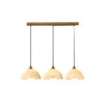 Spanish Alabaster Pendant Light – Modern Minimalist Brass Pendant Light