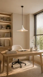 Modern Disc Pendant Light | Minimalist LED Pendant Lighting Fixture for Interiors - Image 3
