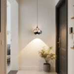 Modern creative teapot-shaped pendant light featuring a lens light source at the bottom-942 - Image 4