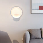 Minimalist Round Wall Light – 12W, Three-Color Adjustable