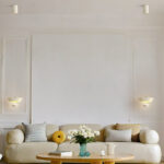 Modern creative inverted triangle pendant light featuring a lens light source at the bottom-959 - Image 5