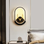 Minimalist Modular Wall Lights · Round / Square / Oval · Optional Antler Accents - Image 5