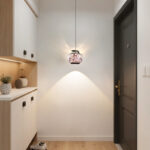Modern-style creative curling pendant light with a lens light source at the bottom-999 - Image 2