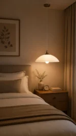 French Vintage Petal Glass Pendant Light | Elegant LED Pendant Lighting Fixture - Image 2