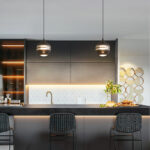 Modern creative Danish planet-shaped pendant light featuring a lens light source at the bottom-964 - Image 2