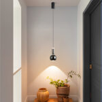 Modern creative lollipop-shaped pendant light featuring a lens light source at the bottom-895 - Image 5