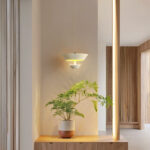 Modern creative inverted triangle pendant light featuring a lens light source at the bottom-959 - Image 2