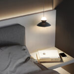 Modern creative UFO-shaped pendant light featuring a lens light source at the bottom-987 - Image 2