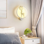 Deer Impression Round Wall Light | Nature-Inspired Elegance in Soft Glow - Image 7