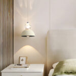 Modern creative gourd-shaped pendant light featuring a lens light source at the bottom-961 - Image 3