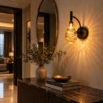 Modern Geometric LED Wall Sconce – Minimalist Indoor Wall Light - Image 2