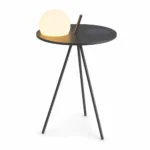 Soluna Solar Tripod Outdoor Table Lamp for Patio and Garden Lounge Lighting