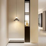 Modern creative UFO-shaped pendant light featuring a lens light source at the bottom-987 - Image 4