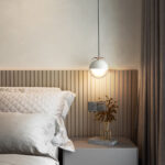 Modern creative apple-shaped pendant light featuring a lens light source at the bottom-985 - Image 3