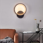Minimalist Round Wall Light – 12W, Three-Color Adjustable - Image 2