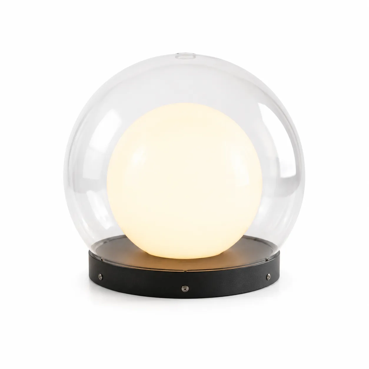 5c8bbc20-cfb8-4f3a-a238-0e0f9f3e56ff_11zon Solar Globe Landscape Light – Modern Outdoor LED Solar Garden Sphere Light 3000K - Image 1