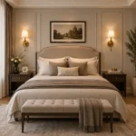 Brass Fabric Wall Light | Vintage Luxury Wall Sconce Antique Brass Decorative Lighting - Image 5