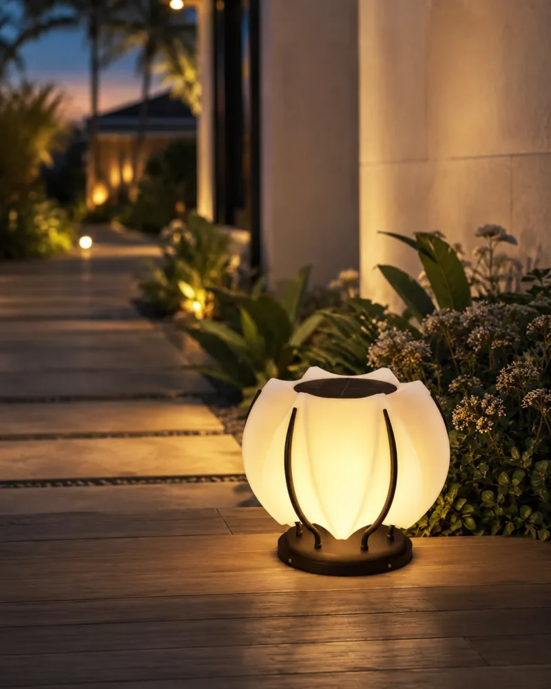 Solflora Bloom Solar Outdoor Flower Light for Garden and Patio Decor - Image 3