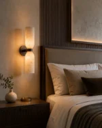 Alabaster Wall Sconce|Modern Luxury Wall Light Natural Stone Decorative Lighting - Image 2