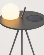 Soluna Solar Tripod Outdoor Table Lamp for Patio and Garden Lounge Lighting - Image 5