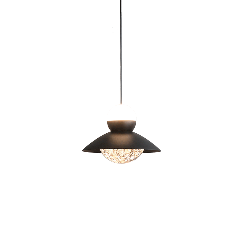 7-1.png Modern creative UFO-shaped pendant light featuring a lens light source at the bottom-987 - Image 1