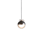 Modern creative apple-shaped pendant light featuring a lens light source at the bottom-985