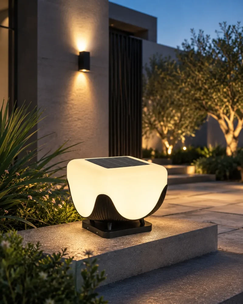 Solarca Cube Solar Outdoor Light for Garden and Patio Landscape Lighting - Image 3