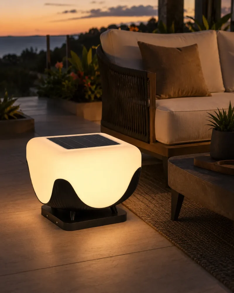 Solarca Cube Solar Outdoor Light for Garden and Patio Landscape Lighting - Image 4