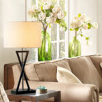 Minimalist Desk Lamp with E27 Socket - Black Metal Base & Linen Shade, Bulb Not Included - Image 2