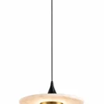 Modern Marble Pendant Light | Natural Stone LED Pendant Lighting Fixture for Interiors