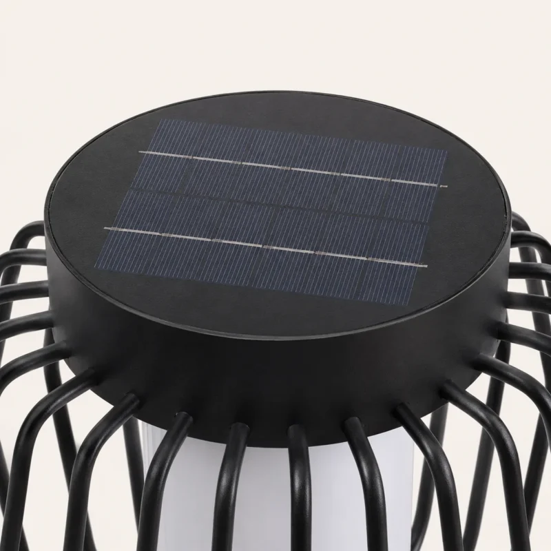 Grau Black Solar Outdoor Table Lamp for Garden and Patio Lighting - Image 5