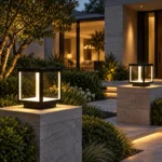 Modern Outdoor LED Pillar Light | Minimalist Garden Post Lamp - Image 3