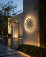 Moon Ring LED Outdoor Wall Light 7W Modern Minimalist Wall Lamp - Image 4